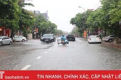 Ảnh hưởng hoàn lưu bão số 9 kết hợp không khí lạnh tăng cường, Hà Tĩnh có nơi mưa rất to