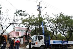 EVN cập nhật tình hình khắc phục hậu quả do cơn bão số 9 (MOLAVE)