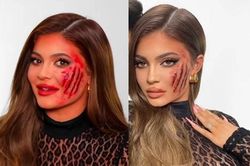 'Thánh chỉnh ảnh' Kylie Jenner lại bị chê vì hóa trang Halloween xong vẫn ra tay sửa tiếp