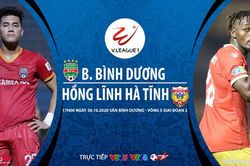 Soi kèo nhà cái. Bình Dương vs Hà Tĩnh. Trực tiếp bóng đá Việt Nam 2020