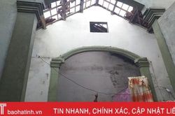 Lốc xoáy 30 giây, 29 nhà dân ở Lộc Hà bị tốc mái