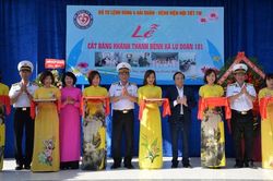 Phòng khám đa khoa - Bệnh xá Lữ đoàn 101 do BV Nội tiết TƯ tài trợ đi vào hoạt động