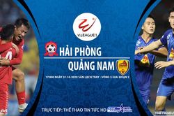 Soi kèo nhà cái. Hải Phòng vs Quảng Nam. Trực tiếp bóng đá Việt Nam 2020