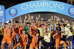 Bình Định lên hạng V-League sau 12 năm chờ đợi
