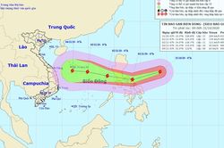 Tin Siêu bão Goni mới nhất, giật trên cấp 17, đang tiến vào Biển Đông