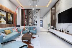 Góc nhọn và cột dầm phòng khách 'làm khổ' gia chủ, hóa giải bằng cách nào?