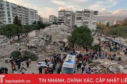 Khung cảnh tan hoang sau trận động đất mạnh rung chuyển Thổ Nhĩ Kỳ