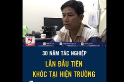 Phóng viên khóc nghẹn tại Trà Leng chia sẻ về bức ảnh cứu hộ gây xúc động