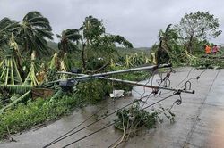 Những hình ảnh đầu tiên về siêu bão Goni càn quét Philippines