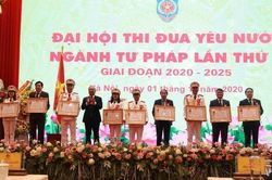 Bế mạc Đại hội thi đua yêu nước ngành Tư pháp lần thứ V