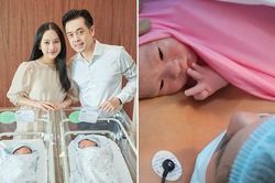 Vợ trẻ Dương Khắc Linh tung khoảnh khắc con đỏ hỏn lấy ra từ bụng mẹ, chị em cay mắt