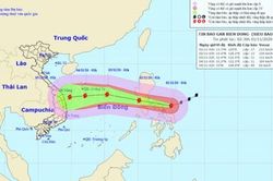 Cập nhật tin tức mới nhất về đường đi của siêu bão Goni sáng 1/11/2020