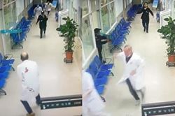Người đàn ông đột nhập vào bệnh viện, cầm dao truy sát các nhân viên y tế rồi nhảy lầu