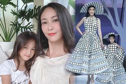 Con gái út của Hà Kiều Anh 5 tuổi cao vượt trội, cùng mẹ tập giữ dáng từ nhỏ