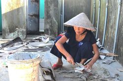 Người dân làng Bích họa Tam Thanh nỗ lực đứng dậy sau bão