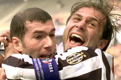 Zidane đối đầu Conte: Cuộc hội ngộ của những người học trò Lippi