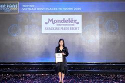 Mondelez Kinh Đô thăng hạng trong top 100 nơi làm việc tốt nhất Việt Nam