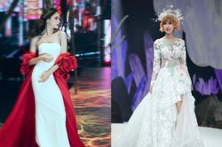 Hương Giang và Lynk Lee catwalk: người nhẹ tựa gió thoảng, người thần thái như nữ hoàng