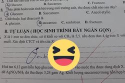 Vẻ hẳn quả bí vào bài kiểm tra vì không làm được bài, phản ứng của cô giáo khiến cư dân mạng thích thú