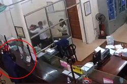 Bắt giữ nghi phạm cầm súng cướp ngân hàng ở Hòa Bình