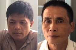 Trinh sát đuổi bắt 2 kẻ cướp vé số