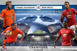 Soi kèo nhà cái Istanbul Basaksehir vs MU. Vòng bảng Champions League. Trực tiếp K+ PM