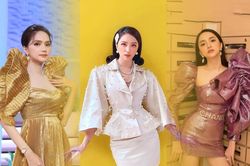 Hương Giang kiêu sa hết phần thiên hạ với kiểu áo tay bồng bềnh cực khủng
