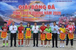 Khai mạc giải bóng đá tỉnh 2020