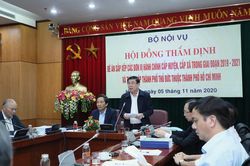 Hội đồng thẩm định thông qua đề án sắp xếp các đơn vị hành chính tại TPHCM