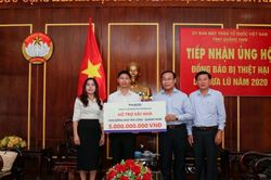 Thaco hỗ trợ dựng lại ngôi làng cho đồng bào Trà Leng