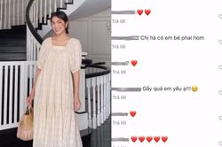 Hà Tăng liên tục mặc đầm suông làm dấy lên tin đồn mang thai lần 3