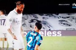 Ramos chửi thề với Hakimi trong ngày Real đánh bại Inter Milan