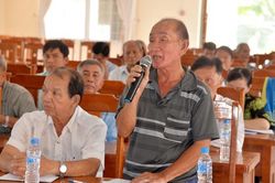 Lãnh đạo huyện Châu Thành 'Lắng nghe dân nói' tại xã Vĩnh Thành