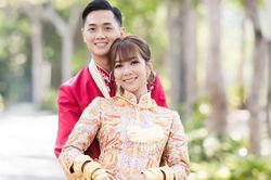 Lễ cưới của cặp sao TVB Hà Nhạn Thi và Trịnh Tuấn Hoằng