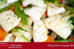 Mẹo xào mực đơn giản, không tanh đổi vị bữa cơm cuối tuần