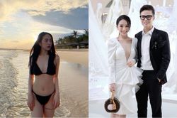 Con gái Minh Nhựa diện bikini 'cực mướt', được chồng chăm khéo có khác