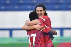 Bruno bùng nổ, Cavani 'mở tài khoản' giúp MU đè bẹp Everton