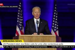 Phát biểu chiến thắng, ông Biden hứa sẽ đoàn kết nước Mỹ