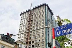 Hà Nội báo cáo Thủ tướng hoàn thành 'cắt ngọn' tòa nhà 8B Lê Trực