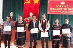 Gia Lai: Rộn ràng Ngày hội Đại đoàn kết dân tộc Jrai