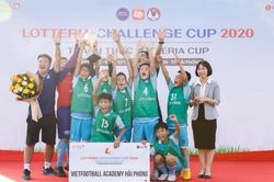 Vietfootball Academy vô địch vòng loại Thách thức Lotteria Cup ở Hải Phòng