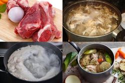 Sai lầm khi hầm xương làm nước đục ngầu, kém thơm