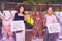 Trao giải thưởng cuộc thi trang trí nghệ thuật Gấu Buddy