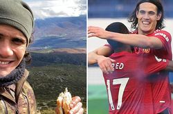 Cavani lên núi ăn mừng bàn thắng đầu tiên cho MU