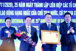 Liên hiệp các tổ chức hữu nghị Đà Nẵng đón nhận Huân chương Lao động hạng Nhất và Cờ thi đua của Chính phủ