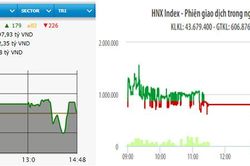 VN-Index may mắn giữ sắc xanh nhạt
