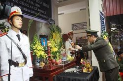 Tiếc thương Thượng úy Nguyễn Tuấn Minh - Công an xã hy sinh trong khi làm nhiệm vụ