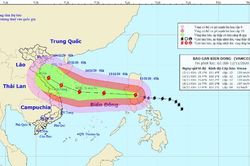 Bão Vamco giật cấp 15, di chuyển nhanh hướng vào vùng biển Hà Tĩnh – Quảng Nam