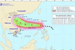 Bão số 13 tăng tốc, nhắm thẳng vào Hà Tĩnh đến Quảng Nam