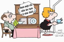 Nấu ăn ngon chắc chắn không phải vợ mình